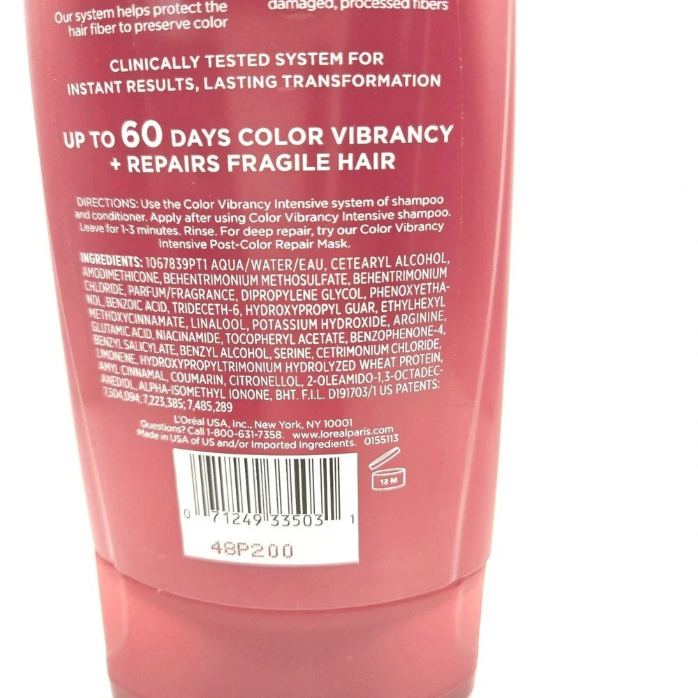 L'Oréal Paris Hair Expert Color Vibrancy 60 Day Intensive Conditioner 12.6oz NEW